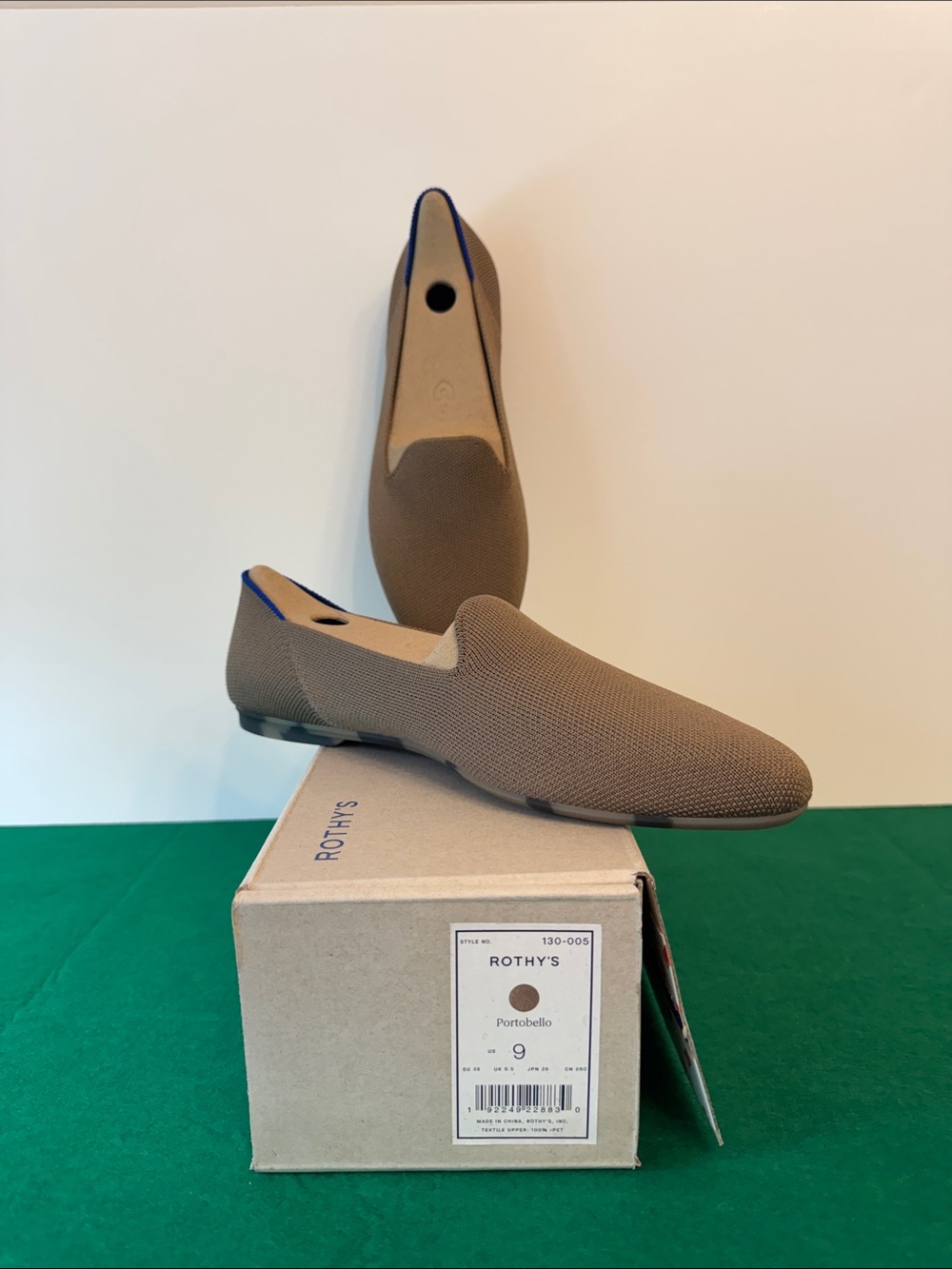 Rothy's Women’s Portobello Tan Slip-On Flats
